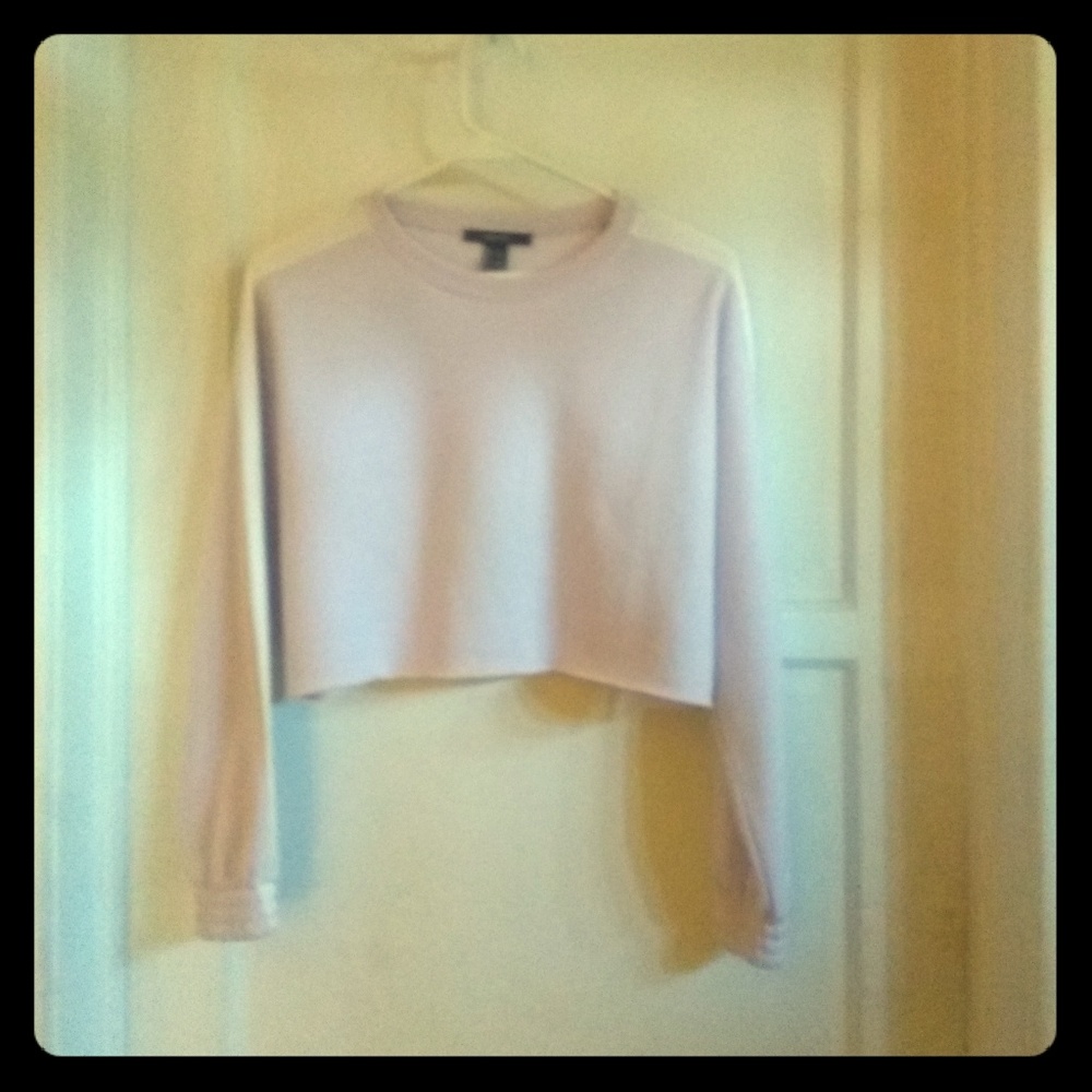 Forever 21 poppin purple long-sleve shirt